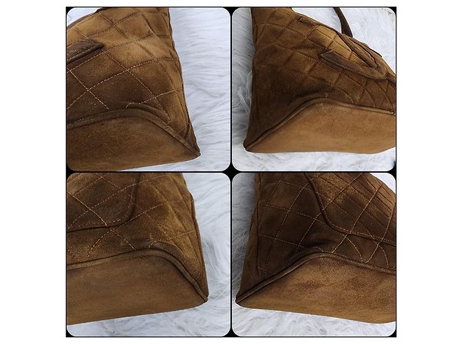Vintage Chanel Medaillon Tasche Karamell - Ansicht 7