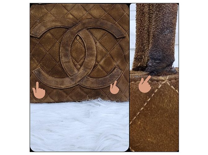 Vintage Chanel Medaillon Tasche Karamell - Ansicht 8