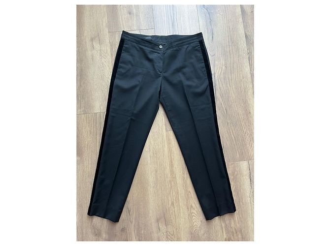 Pantalones Burberry negros de lana - vista 2