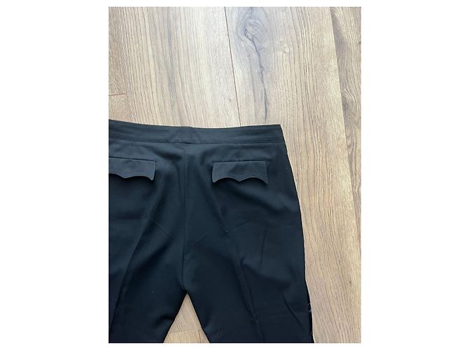 Pantalones Burberry negros de lana - vista 5