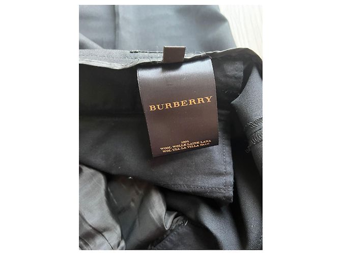 Pantalones Burberry negros de lana - vista 8