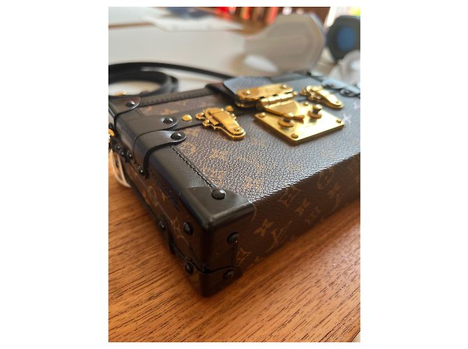 Borsa Louis Vuitton Petite Malle Monogram Monogramma - vista 13