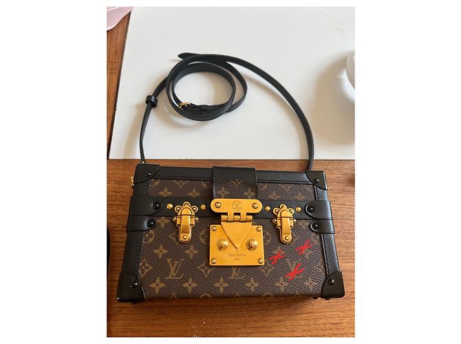 Borsa Louis Vuitton Petite Malle Monogram Monogramma - vista 2