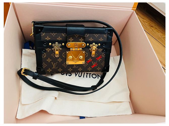 Borsa Louis Vuitton Petite Malle Monogram Monogramma - vista 4