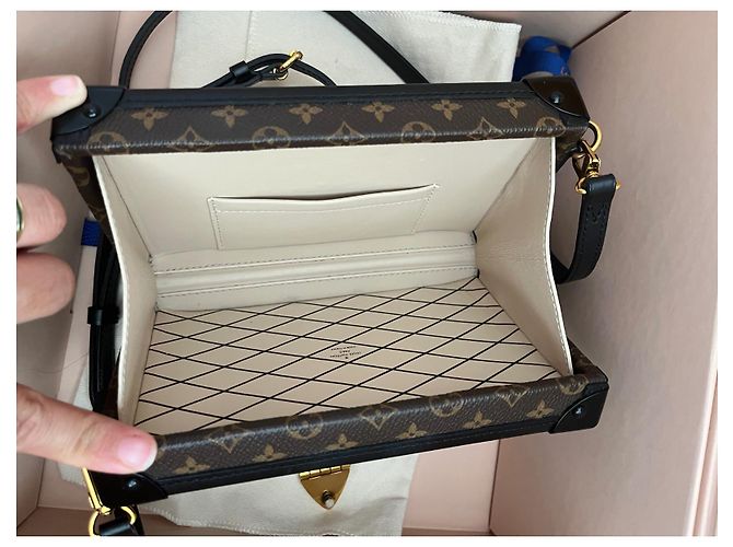 Borsa Louis Vuitton Petite Malle Monogram Monogramma - vista 9