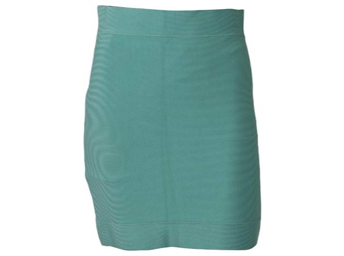 Falda mini elástica turquesa Bcbg Max Azria L - vista 7