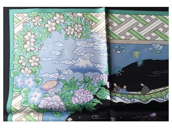 Hermès La Balada de Heian edición limitada Negro Verde claro - vista 3