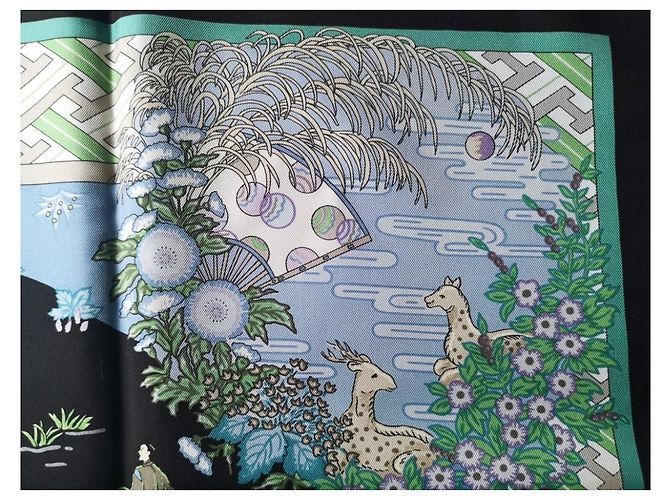 Hermès La Balada de Heian edición limitada Negro Verde claro - vista 4