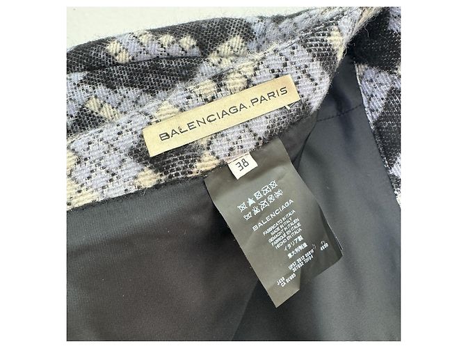 Conjunto top+falda Balenciaga Otoño 2012 Negro Multicolor - vista 8