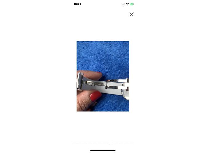 La Ronde Montre Chanel Ronde Acier et Cuir Vernis Blanc - vue 4