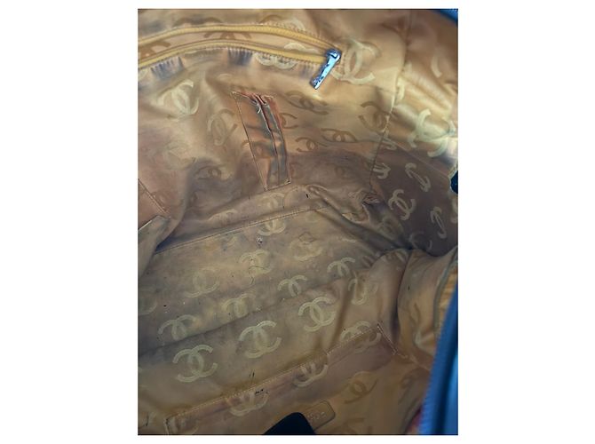 Borsa a mano Chanel Cambon Grande Modello in Pelle Nero e Grigio - vista 8