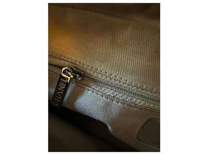 Trendy CC Borsa a mano Chanel in pelle marrone - vista 12