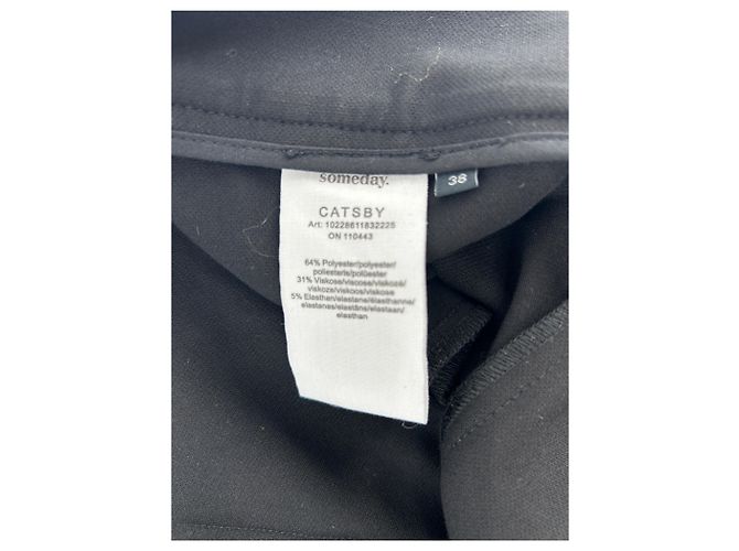Autre Marque Someday Hose T.FR 38 Polyester Schwarz - Ansicht 4