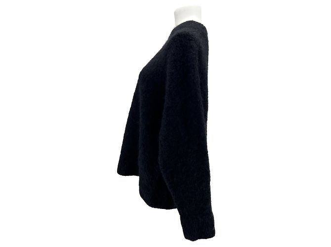 Autre Marque Nicht signiert / Unsignierte Strickwaren T.FR 38 Wolle Schwarz - Ansicht 4