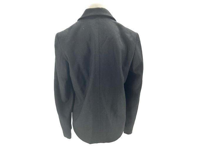 Autre Marque Non Signé / Unsigned jackets T.International M Wool Black - view 2