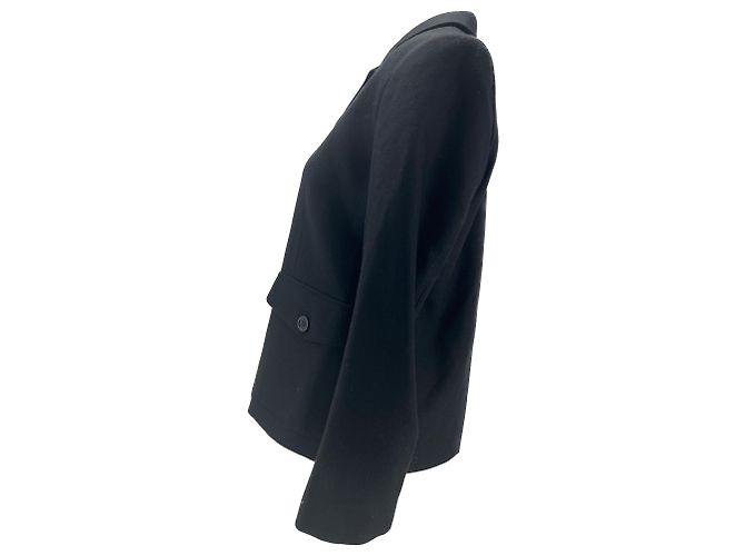Autre Marque Non Signé / Unsigned jackets T.International M Wool Black - view 4