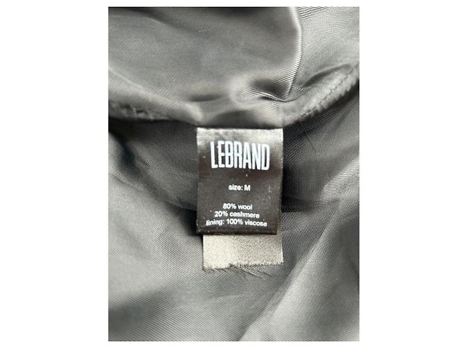 Autre Marque Non Signé / Unsigned jackets T.International M Wool Black - view 7