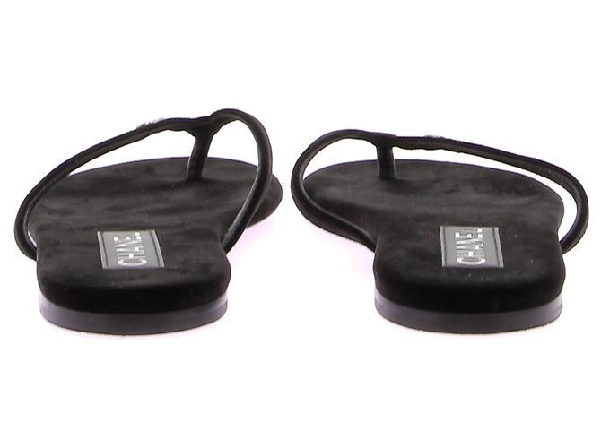 Sandali Chanel T.EU 38 Velluto Nero - vista 4