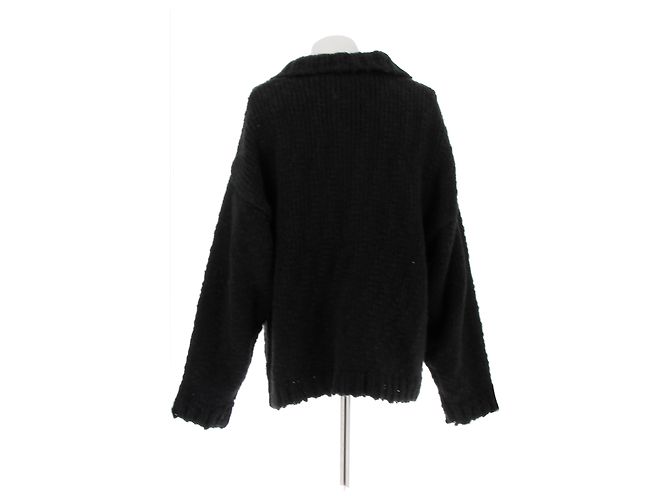 Autre Marque Commas Strick T.International S Wolle Schwarz - Ansicht 2