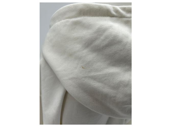 Autre Marque Nicht Signiert / Unsignierte Strickwaren T.International S Baumwolle Weiß - Ansicht 8