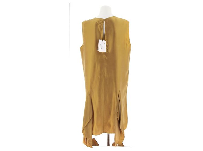 Vestido Maison Rabih Kayrouz T.FR 40 de algodón Amarillo - vista 2