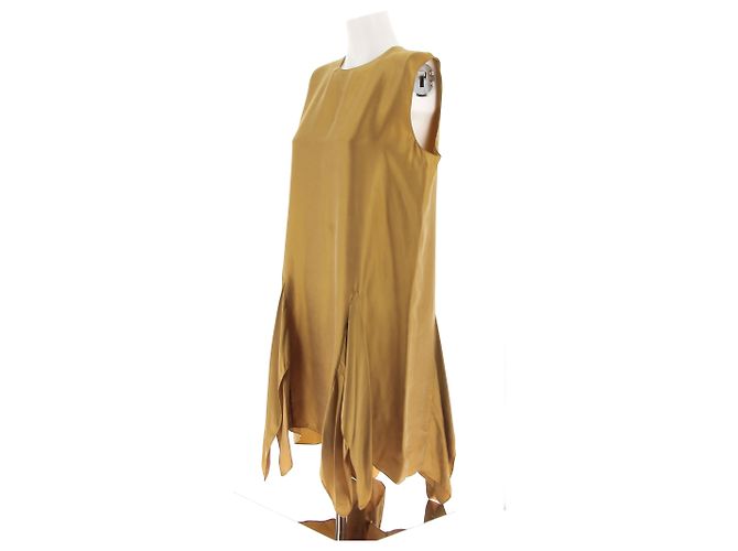 Vestido Maison Rabih Kayrouz T.FR 40 de algodón Amarillo - vista 3