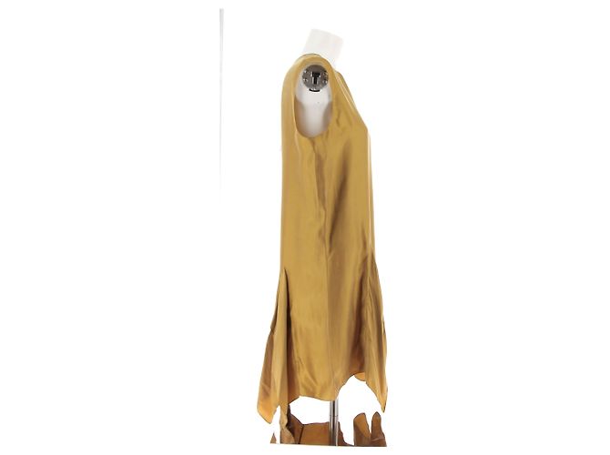 Vestido Maison Rabih Kayrouz T.FR 40 de algodón Amarillo - vista 4