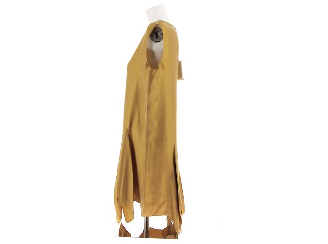 Vestido Maison Rabih Kayrouz T.FR 40 de algodón Amarillo - vista 5