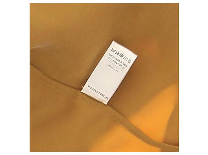 Vestido Maison Rabih Kayrouz T.FR 40 de algodón Amarillo - vista 6