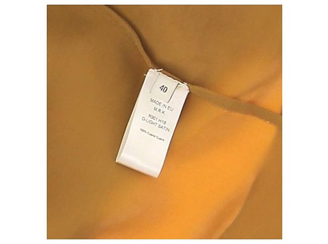 Vestido Maison Rabih Kayrouz T.FR 40 de algodón Amarillo - vista 7