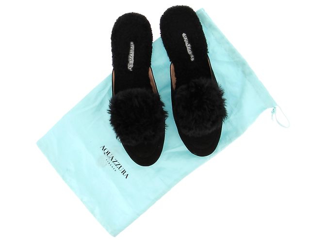 Sandali Aquazzura T.EU 37.5 Pelle Nero - vista 9