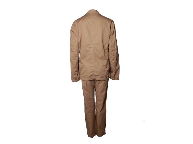 Completo Marni camicetta e pantaloni beige in cotone - vista 2
