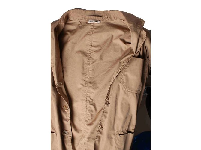 Completo Marni camicetta e pantaloni beige in cotone - vista 9