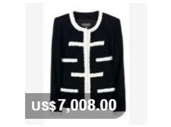 Cambon Chanel 1995 runway Navy Blue Jacket Dark blue - view 10