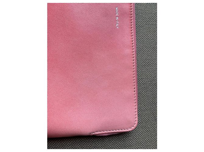 All Soft Clutch Céline in pelle rosa - vista 5