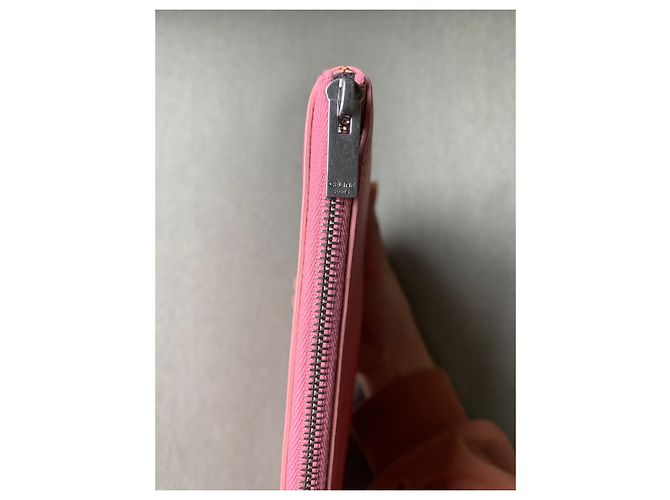 All Soft Clutch Céline in pelle rosa - vista 6