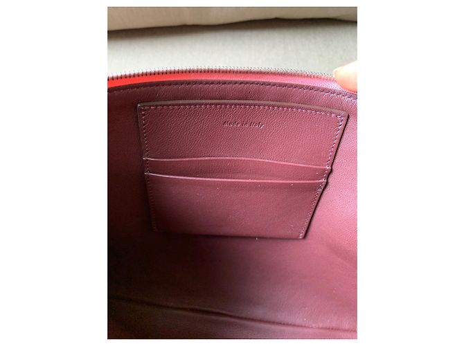 All Soft Clutch Céline in pelle rosa - vista 8
