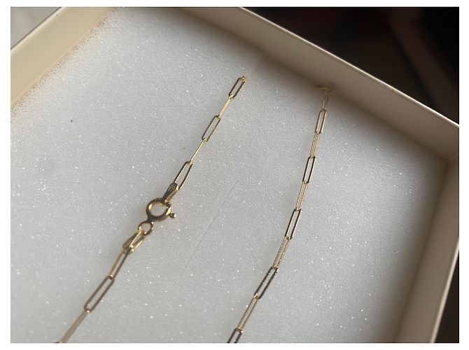 Vintage Collana Forzatina in oro giallo 18k D'oro - vista 3