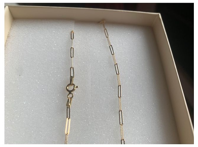 Vintage Collana Forzatina in oro giallo 18k D'oro - vista 4