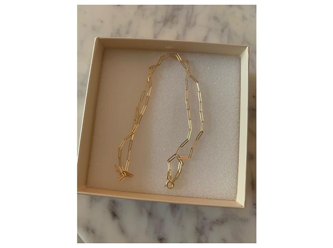 Vintage Collana Forzatina in oro giallo 18k D'oro - vista 7