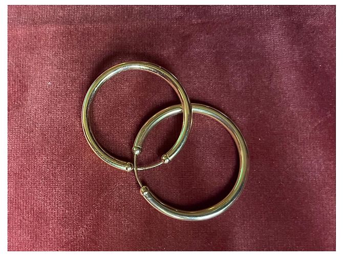 Vintage Ohrringe aus Gelbgold 8kt Golden - Ansicht 3