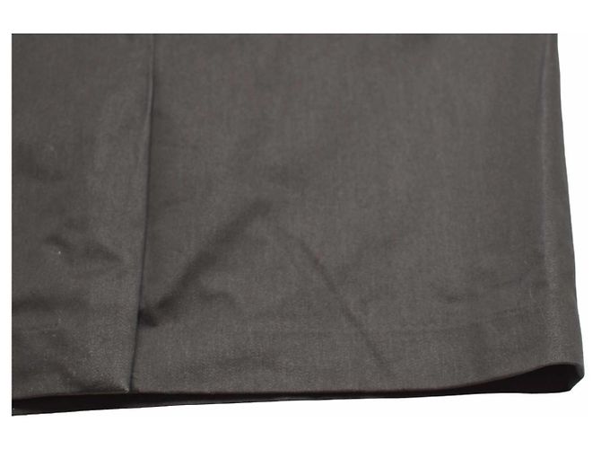 Falda lápiz negra de mezcla de algodón Calvin Klein Talla 10 Negro - vista 7