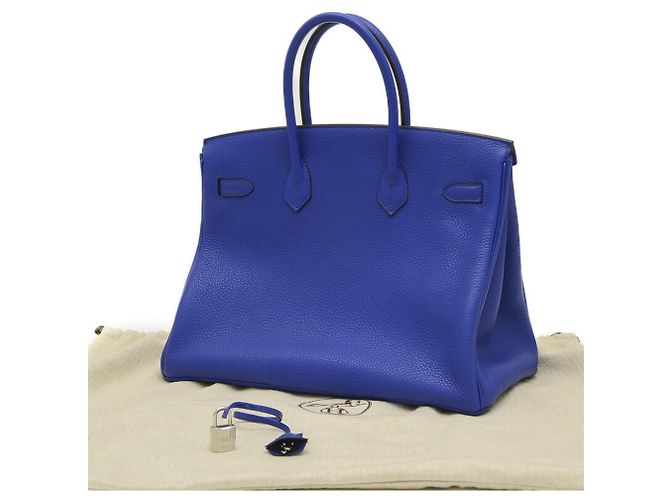 Hermès Birkin 35 Bleu - vue 2