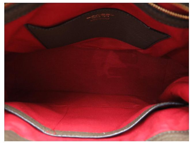 BOLSA A MÃO LANCEL CHARLIE MM A08370 ALÇA DE COURO KAKI - vista 9