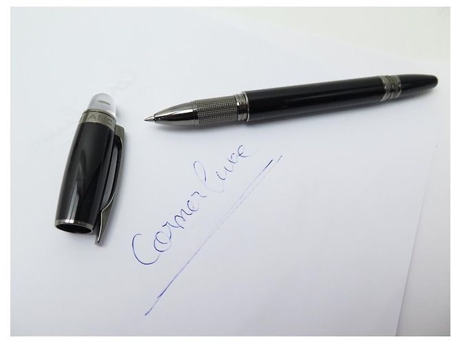 PENNA A SFERA MONTBLANC STARWALKER ULTRA BLACK IN RESINA PREZIOSA Nero - vista 12