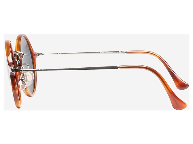 Persol Occhiali da sole rotondi in tartaruga marrone - vista 4