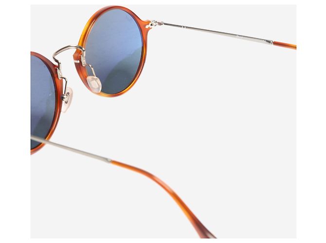 Persol Occhiali da sole rotondi in tartaruga marrone - vista 5
