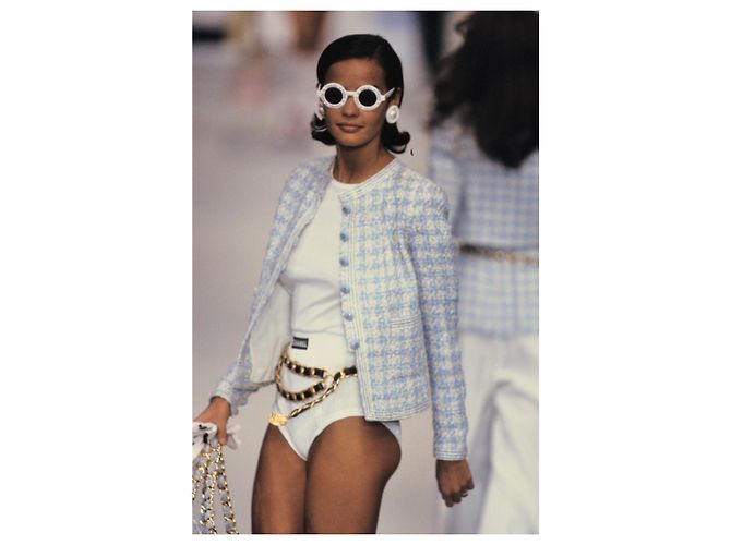 Cambon Colección de pasarela de Chanel 1993 Azul - vista 4