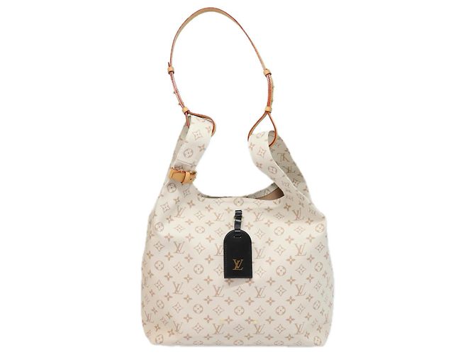 LOUIS VUITTON Monogram Dune Atlantis GM Borsa Tote Bianca M24409 LV Auth 75395S Bianco - vista 13