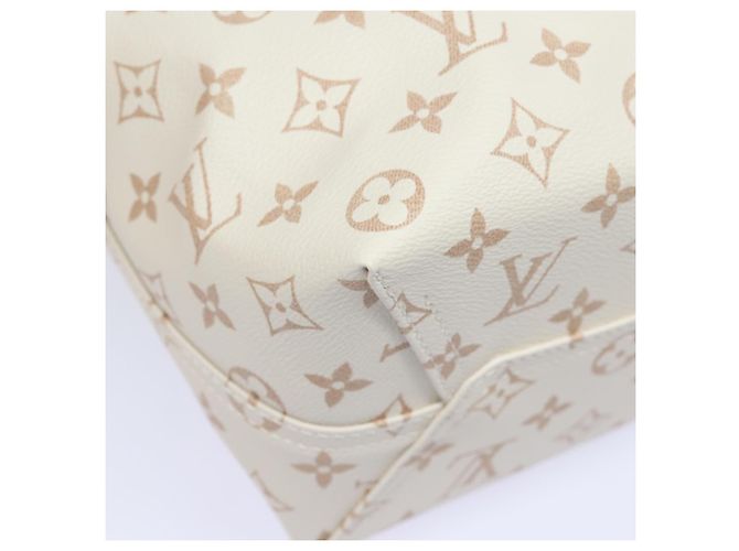 LOUIS VUITTON Monogram Dune Atlantis GM Borsa Tote Bianca M24409 LV Auth 75395S Bianco - vista 15